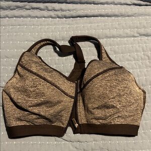 Victoria's Secret Heathered Brown Sports Bra